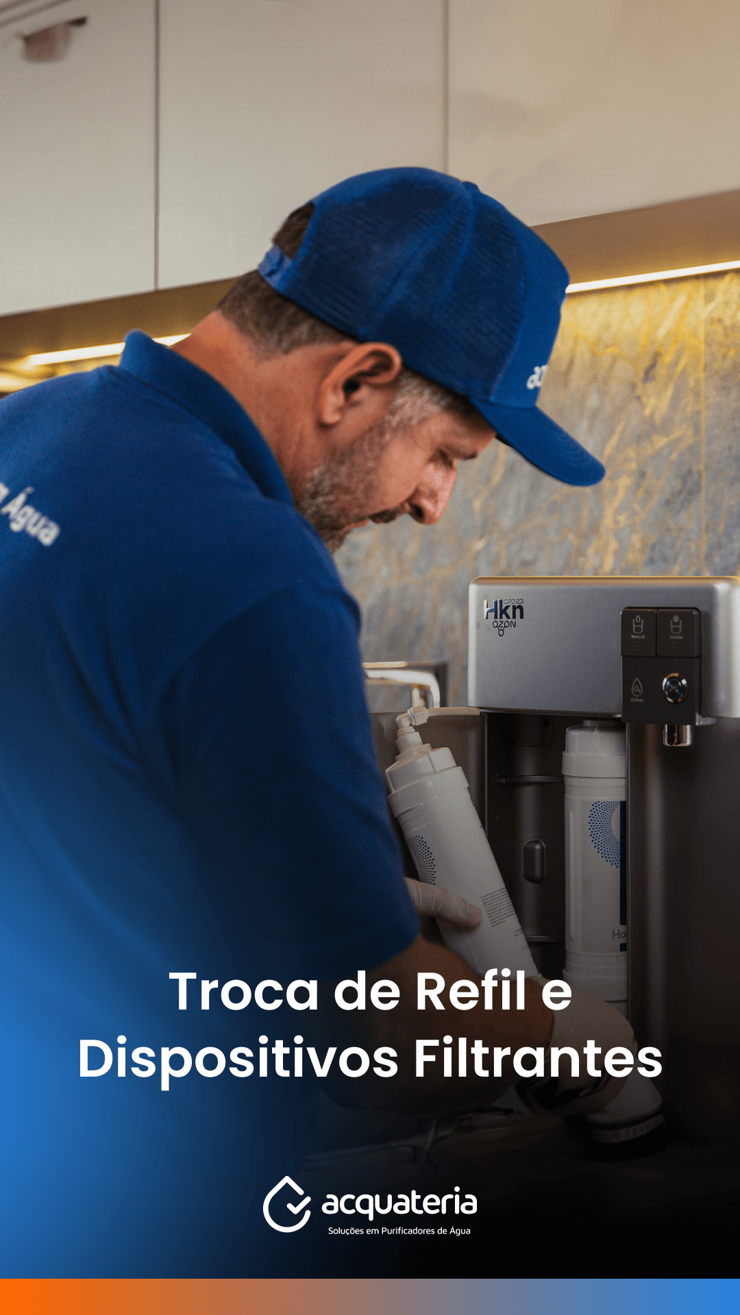 Troca de Refil e Dispositivos Filtrantes